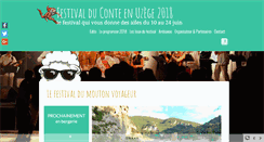Desktop Screenshot of festivalduconte-enuzege.fr