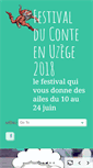 Mobile Screenshot of festivalduconte-enuzege.fr