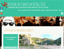 Tablet Screenshot of festivalduconte-enuzege.fr